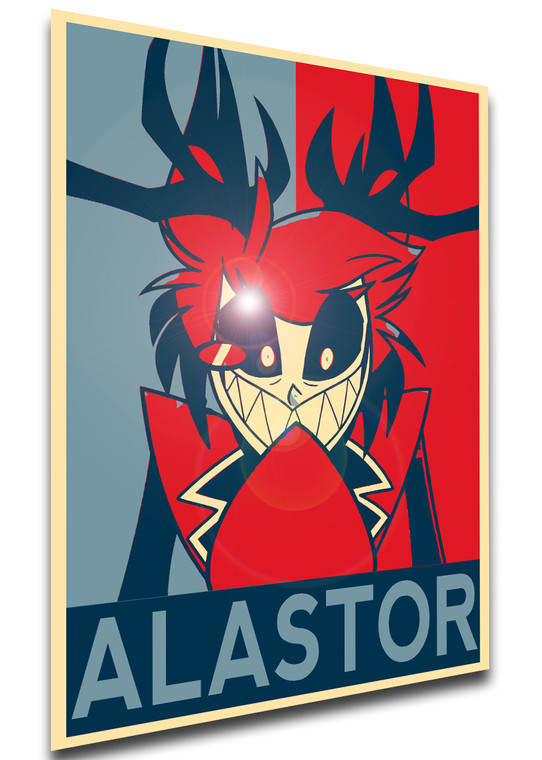 Poster SA1255 Propaganda - Hazbin Hotel - Alastor Variant 03
