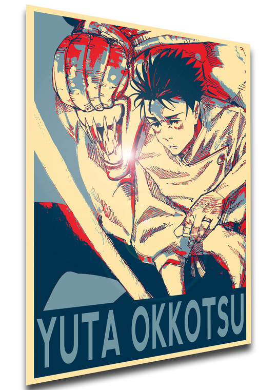 Poster Propaganda - Jujutsu Kaisen - Yuta Okkotsu & Rika LL4000