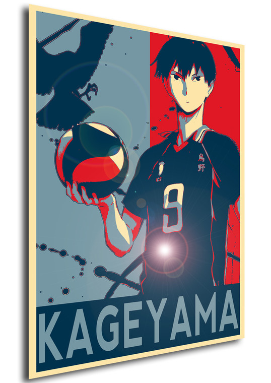 Poster - Propaganda  - Haikyuu - Karasuno Team - Kageyama Tobio