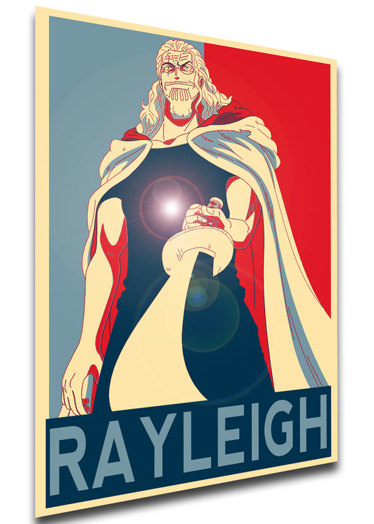 Poster Propaganda - One Piece - Rayleigh - FA0294
