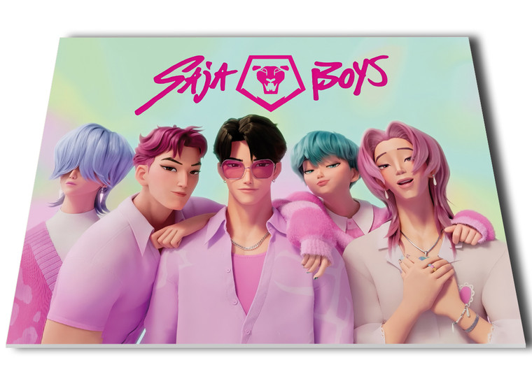 Forex Panel A4 - KPOP Demon Hunters -  saja boys soda pop