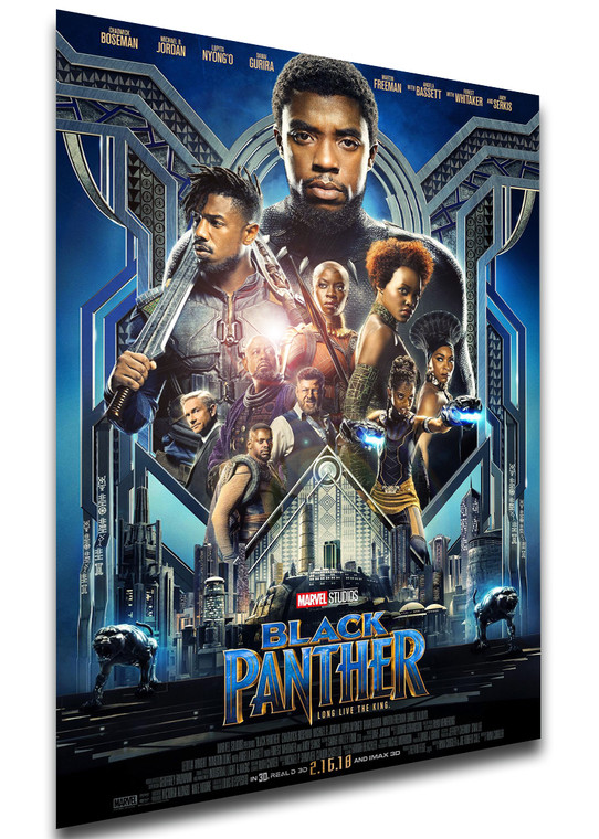Poster Locandina - Black Panther (2018)