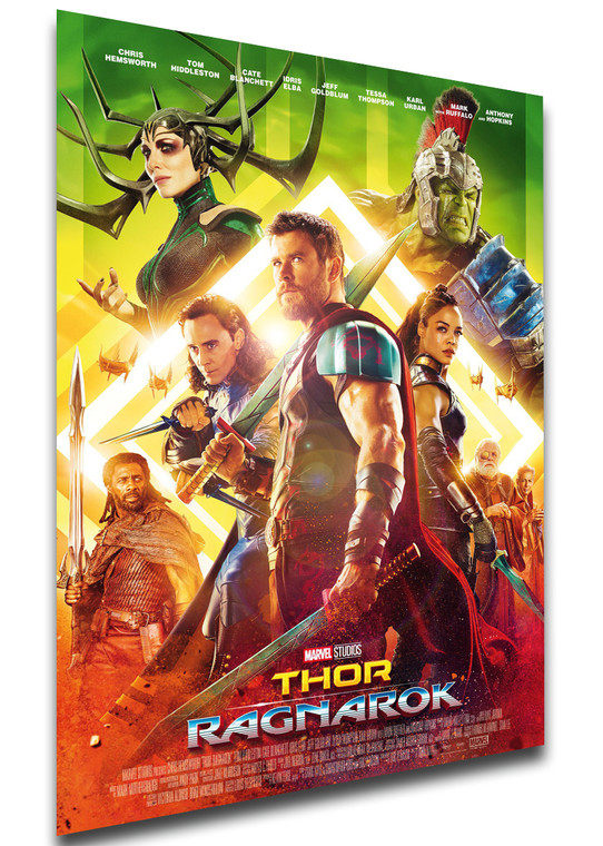 Poster Locandina - Thor Ragnarok (2017)