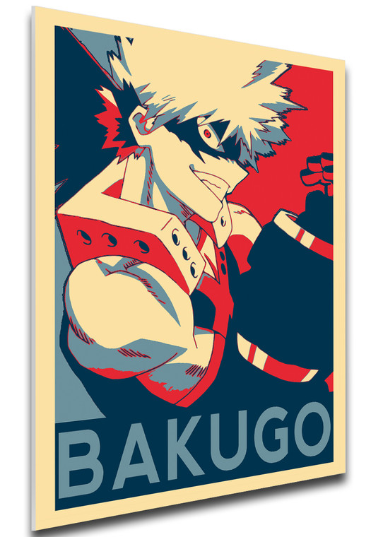 Forex Panel A4 Propaganda My Hero Academia Bakugo
