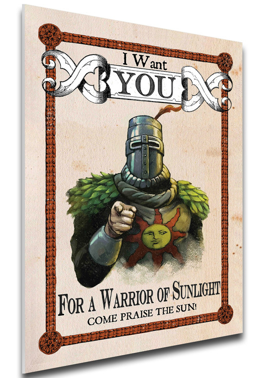 Forex Panel A4 Videogame Dark Souls Solaire