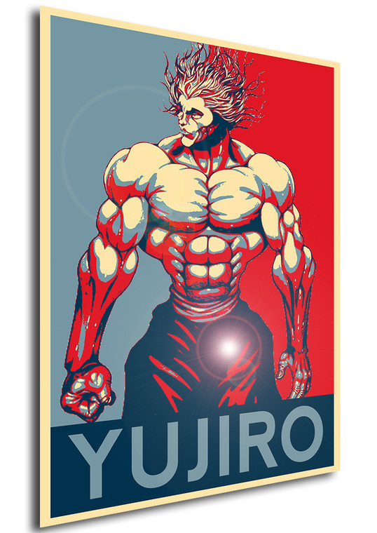 Poster - Propaganda - Baki The Grappler - Yujiro Hanma Variant