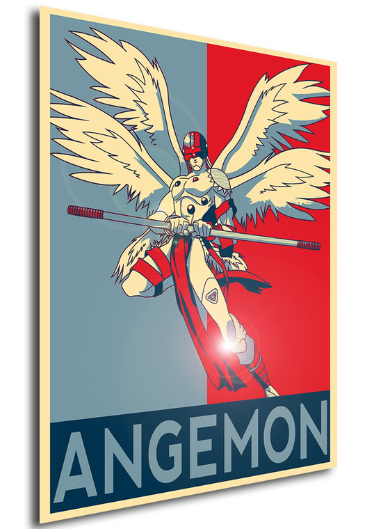 Poster Propaganda Digimon Angemon