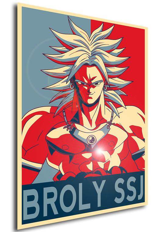 Poster Propaganda Dragon Ball Broly SSJ