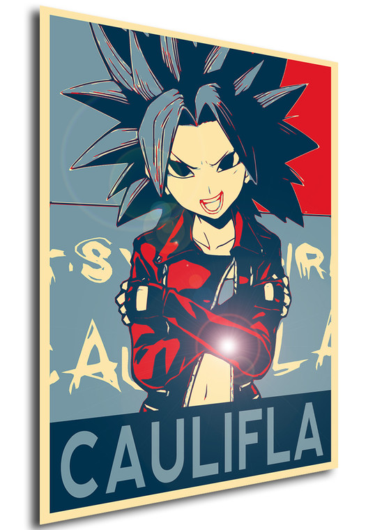 Poster Propaganda Dragon Ball Caulifla