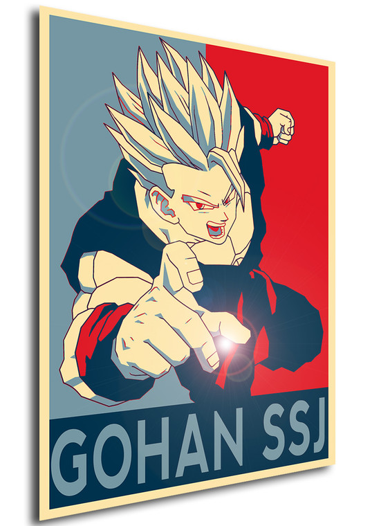 Poster Propaganda Dragon Ball Gohan SSJ