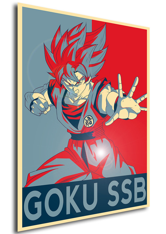 Poster Propaganda Dragon Ball Goku SSB