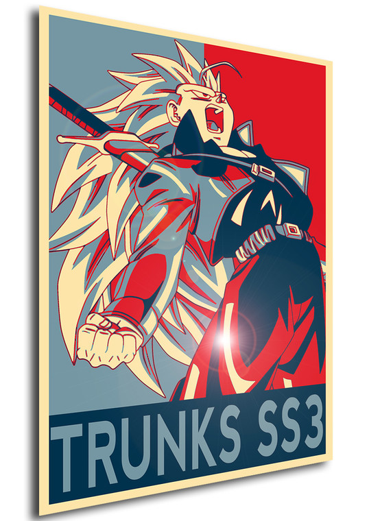 Poster Propaganda Dragon Ball Trunks SS3