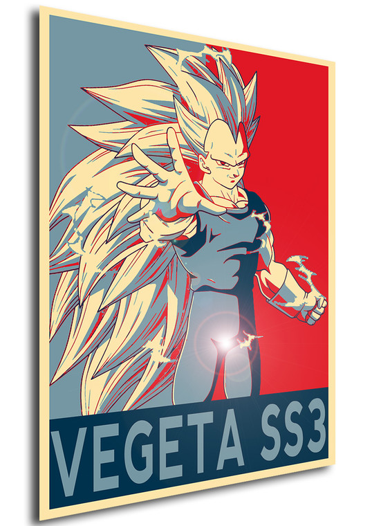 Poster Propaganda Dragon Ball Vegeta SS3