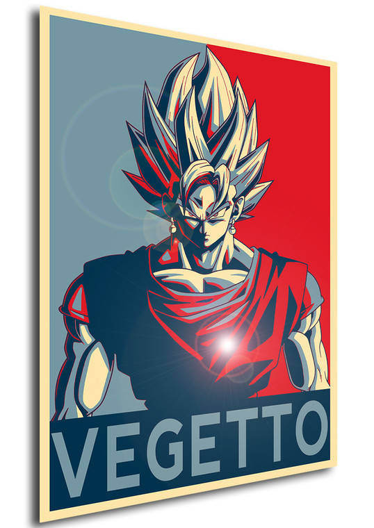 Poster Propaganda Dragon Ball Vegetta SSJ