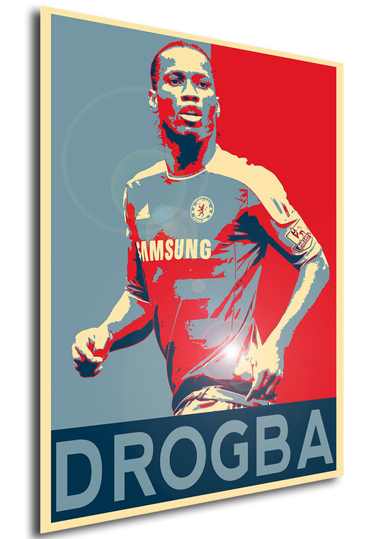 Poster Propaganda Football Didier Drogba