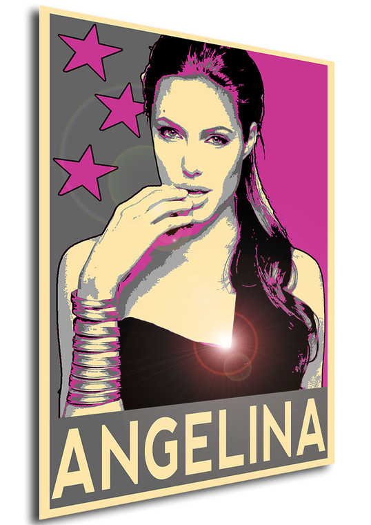 Poster Propaganda Glam Angelina Jolie