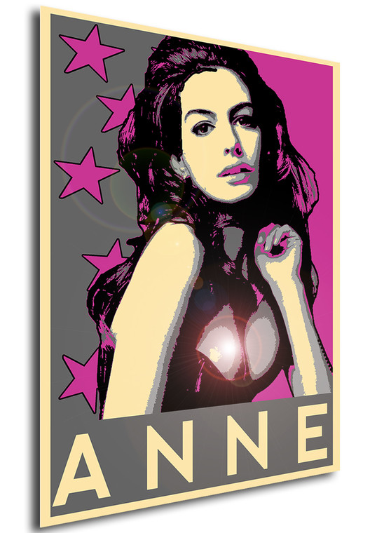 Poster Propaganda Glam Anne Hathaway