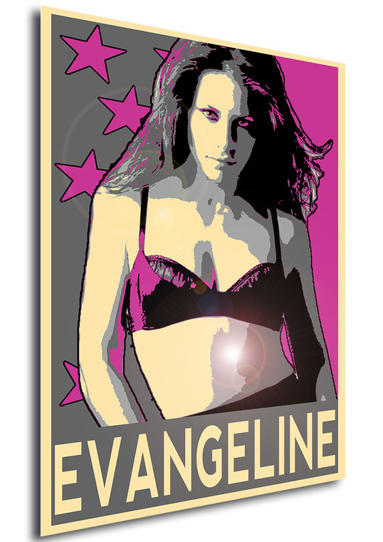 Poster Propaganda Glam Evangeline Lilly