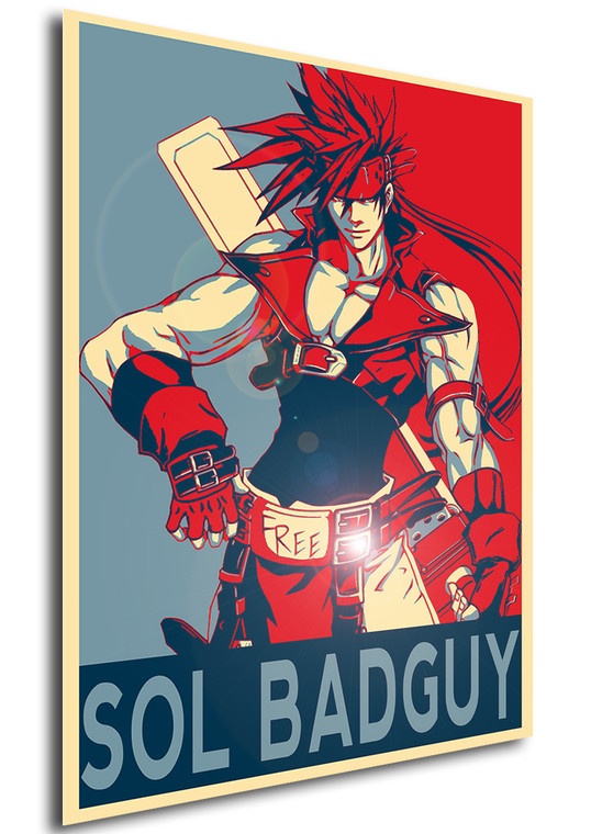 Poster Propaganda Guilty Gear Sol Badguy