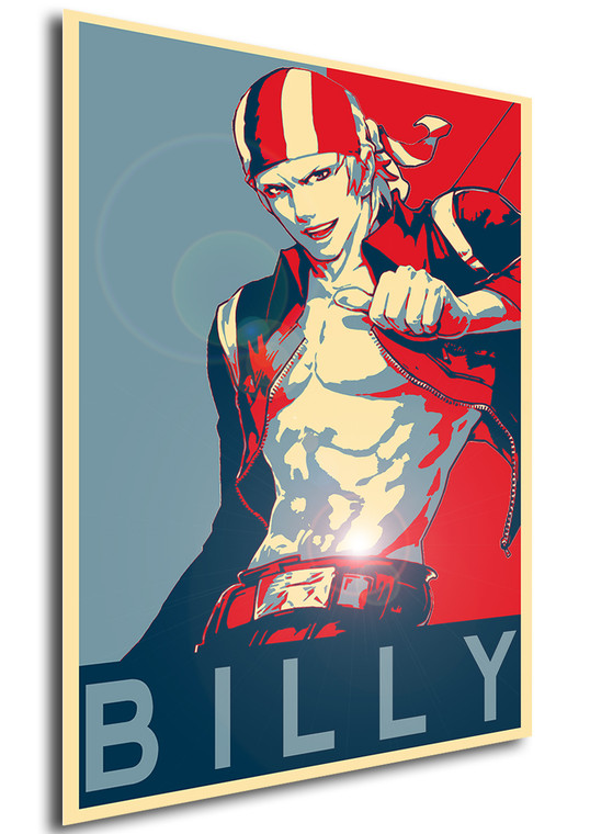 Poster Propaganda King of Fighters Billy Kane