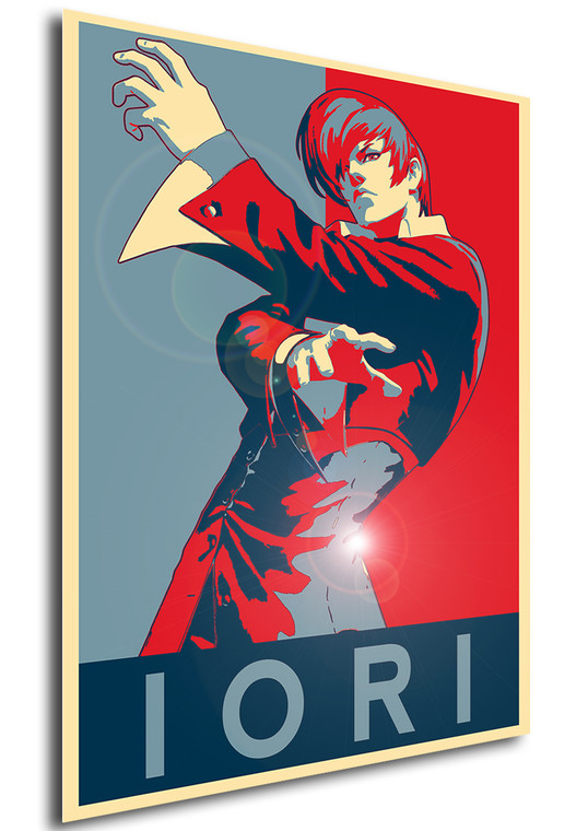 Poster Propaganda King of Fighters Iori Yagami