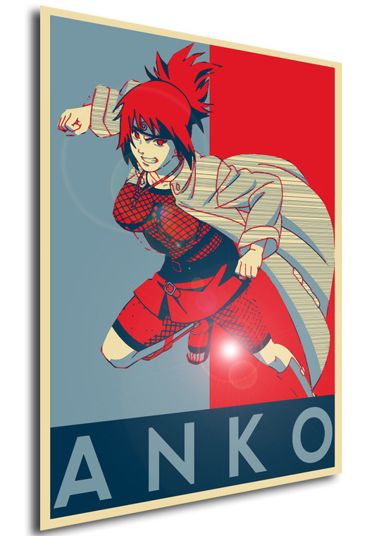 Poster Propaganda Naruto Anko Mitarashi