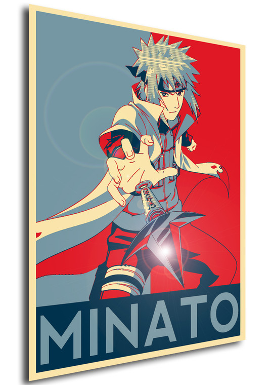 Poster Propaganda Naruto Minato Namikaze V