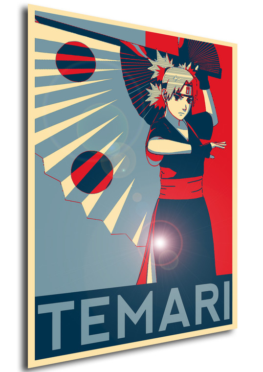 Poster Propaganda Naruto Temari