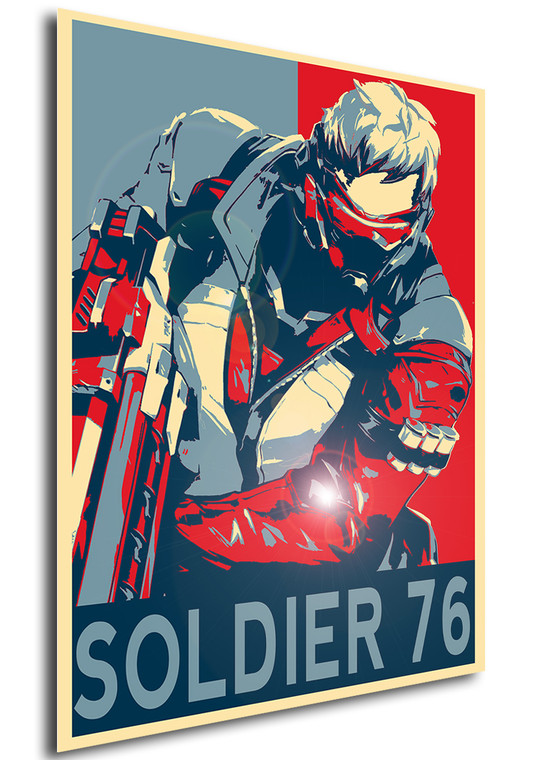 Poster Propaganda Overwatch Soldier 76 2