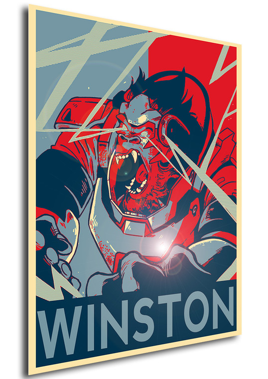 Poster Propaganda Overwatch Winston 2