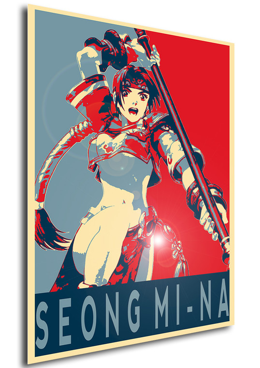Poster Propaganda Soul Calibur Seong Mi-Na