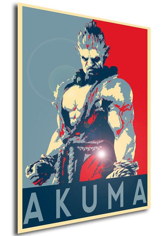 Poster Propaganda Tekken Akuma