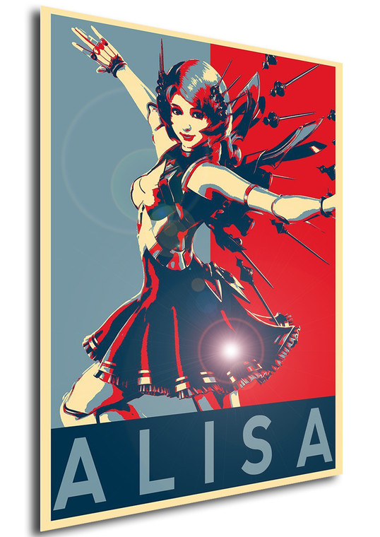 Poster Propaganda Tekken Alisa