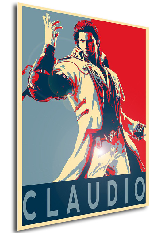 Poster Propaganda Tekken Claudio