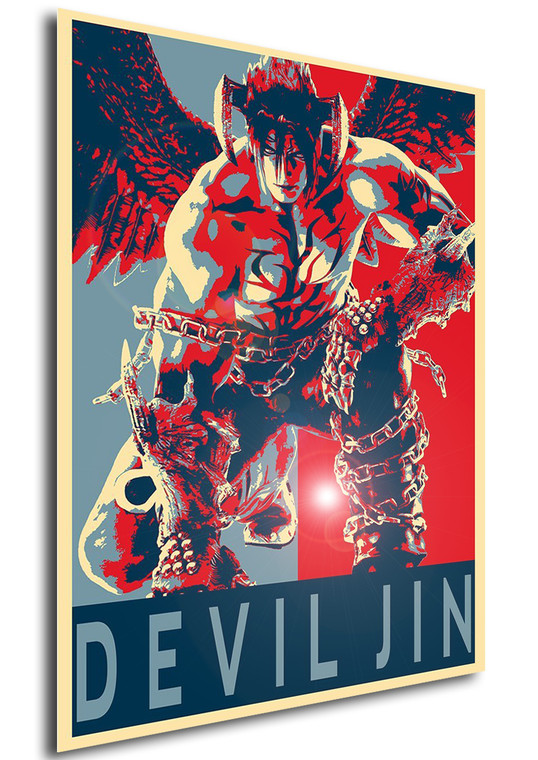 Poster Propaganda Tekken Devil Jin