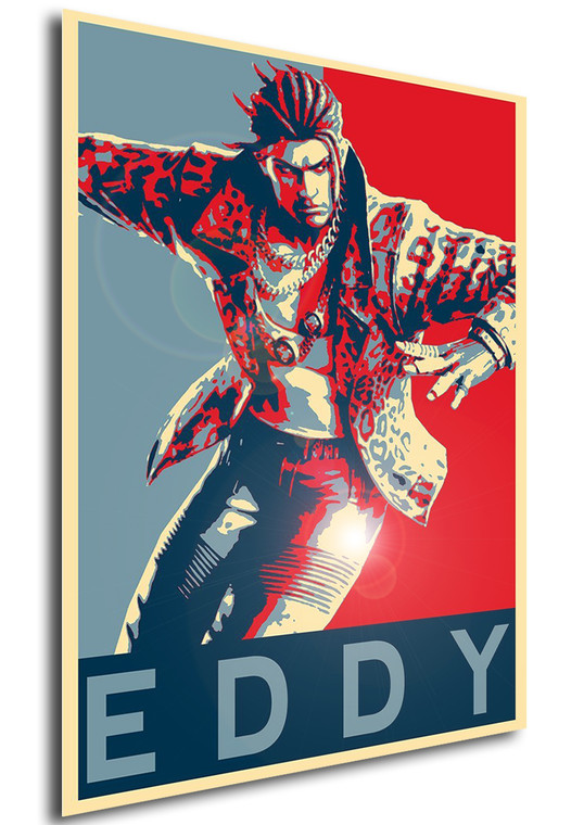 Poster Propaganda Tekken Eddy Gordo