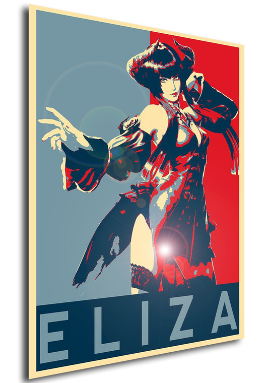 Poster Propaganda Tekken Eliza