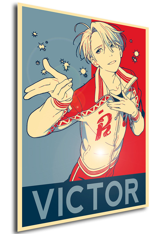 Poster Propaganda Yuri On Ice Victor