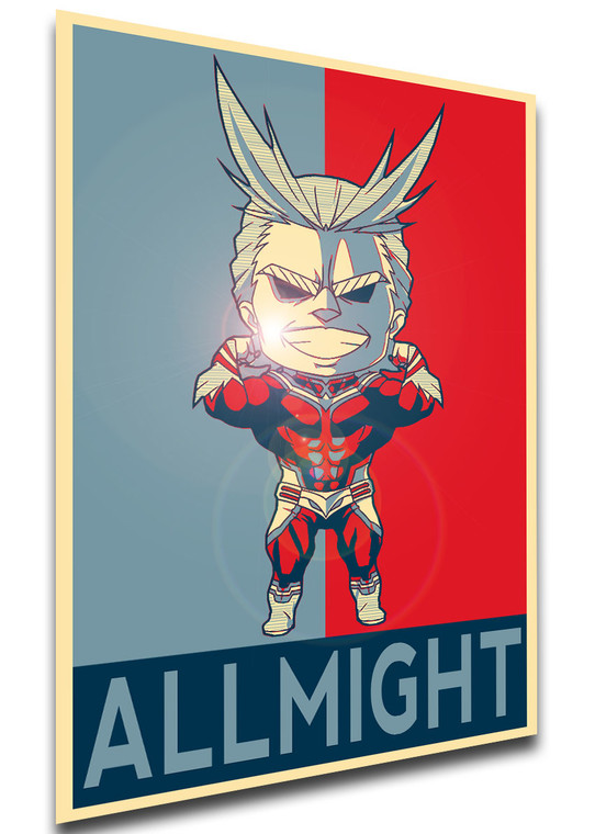 Poster - Propaganda - My Hero Academia - Chibi All Might