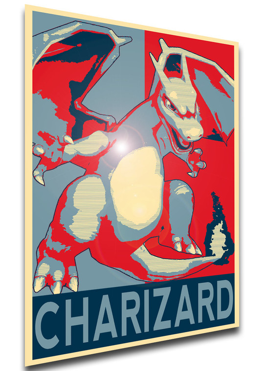 Poster - Propaganda - Smash Bros - Charizard variant