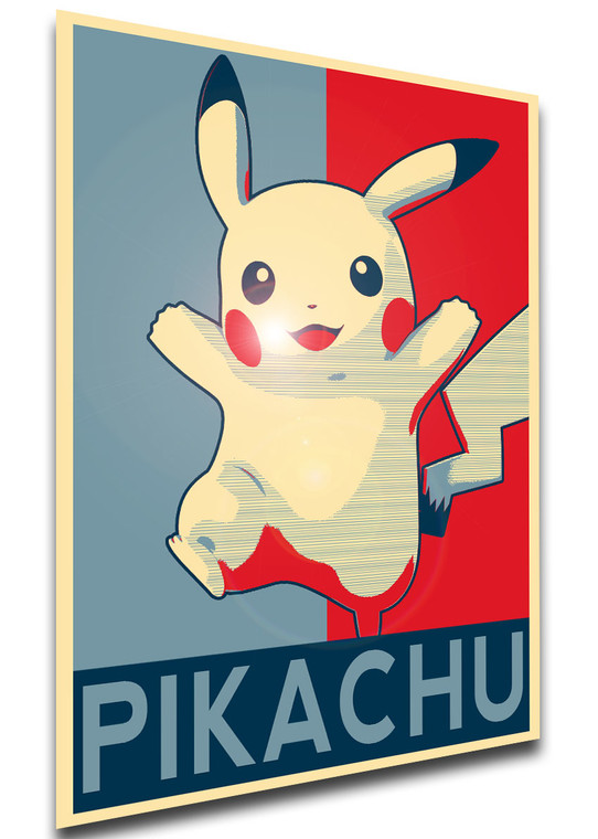 Poster - Propaganda - Smash Bros - Pikachu