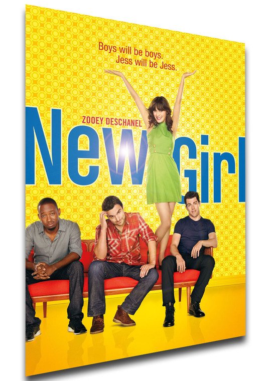 Poster - SA0046 - Locandina - Serie TV - New Girl - Variant 02