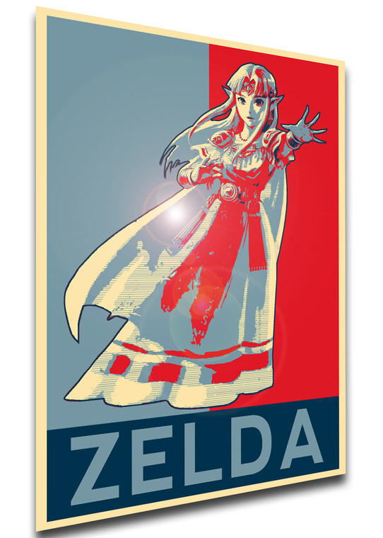 Poster - Propaganda - Smash Bros - Zelda