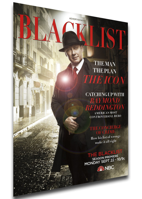 Poster - Serie Tv - Locandina - The Blacklist Variant 08