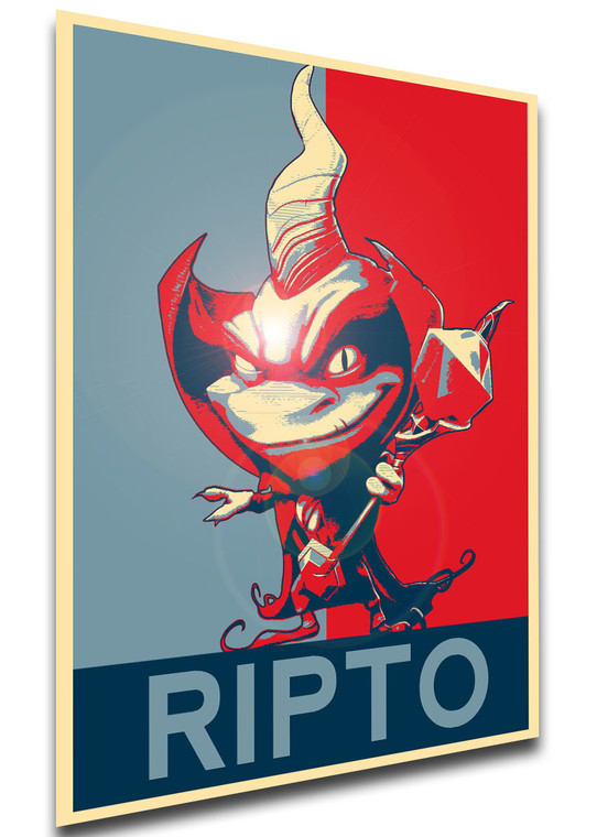 Poster - LL0028 - Propaganda - Spyro The Dragon - Ripto