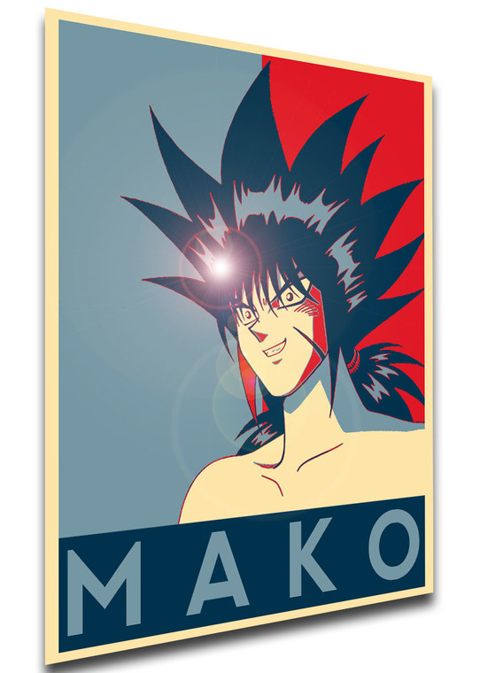 Poster - Propaganda - Yu Gi Oh - Mako