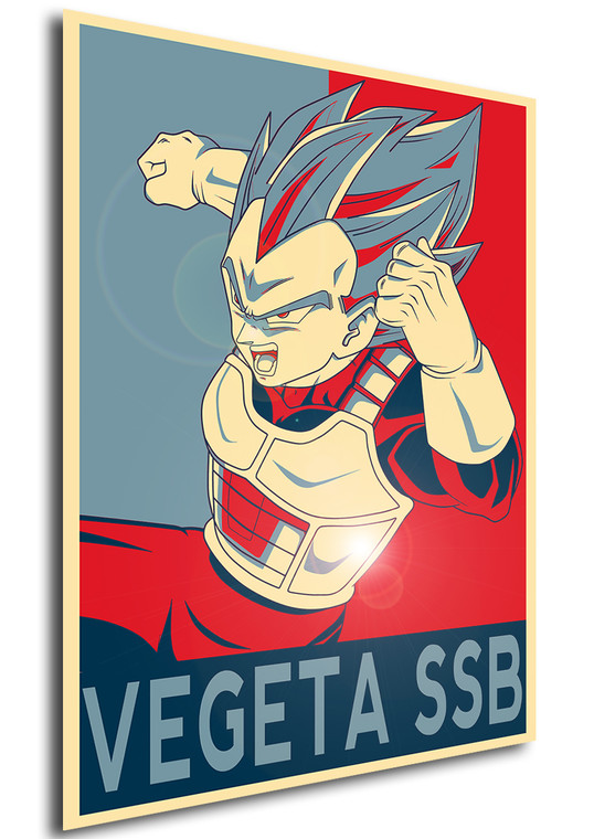 Poster Propaganda Dragon Ball Vegeta SSB