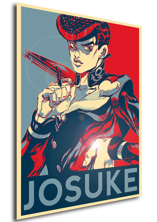 Poster Propaganda JoJo Josuke Higashikata