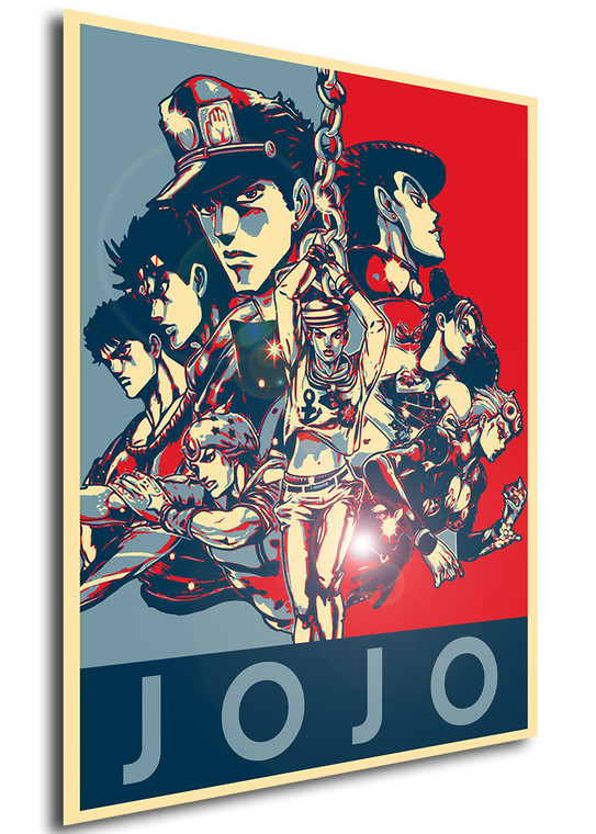 Poster Propaganda JoJo Main Characters