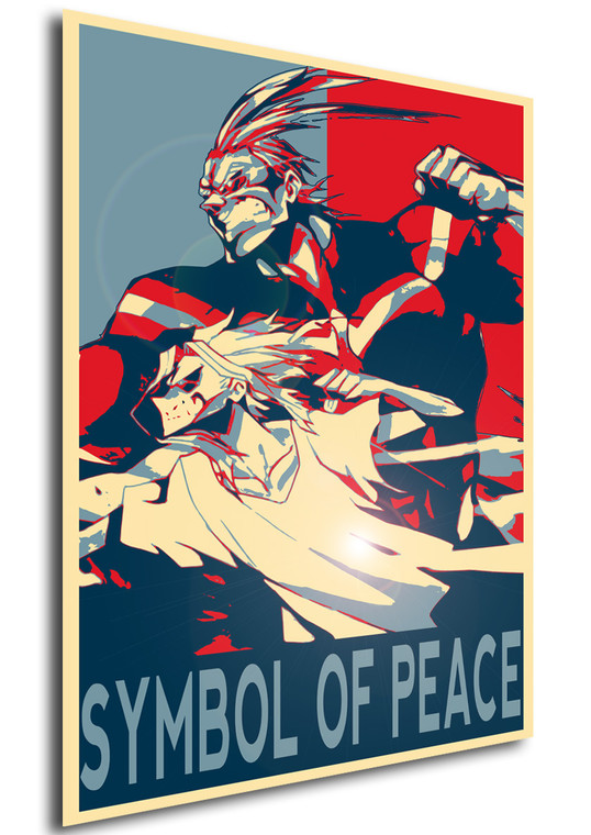 Poster Propaganda My Hero Academia All Might Symbol